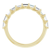 14K Yellow 3/4 CTW Natural Diamond Anniversary Band